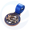 Sports Metal Zinc Alloy Korea University Bodybuilding Fitness Federation Medals Awards