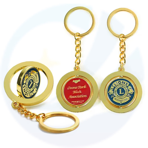 Lion Club Souvenirs Rotating Key Rings 