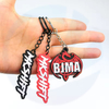 Custom Personalized Promotional Motorcycle Anime Letter Cute Car keychain 