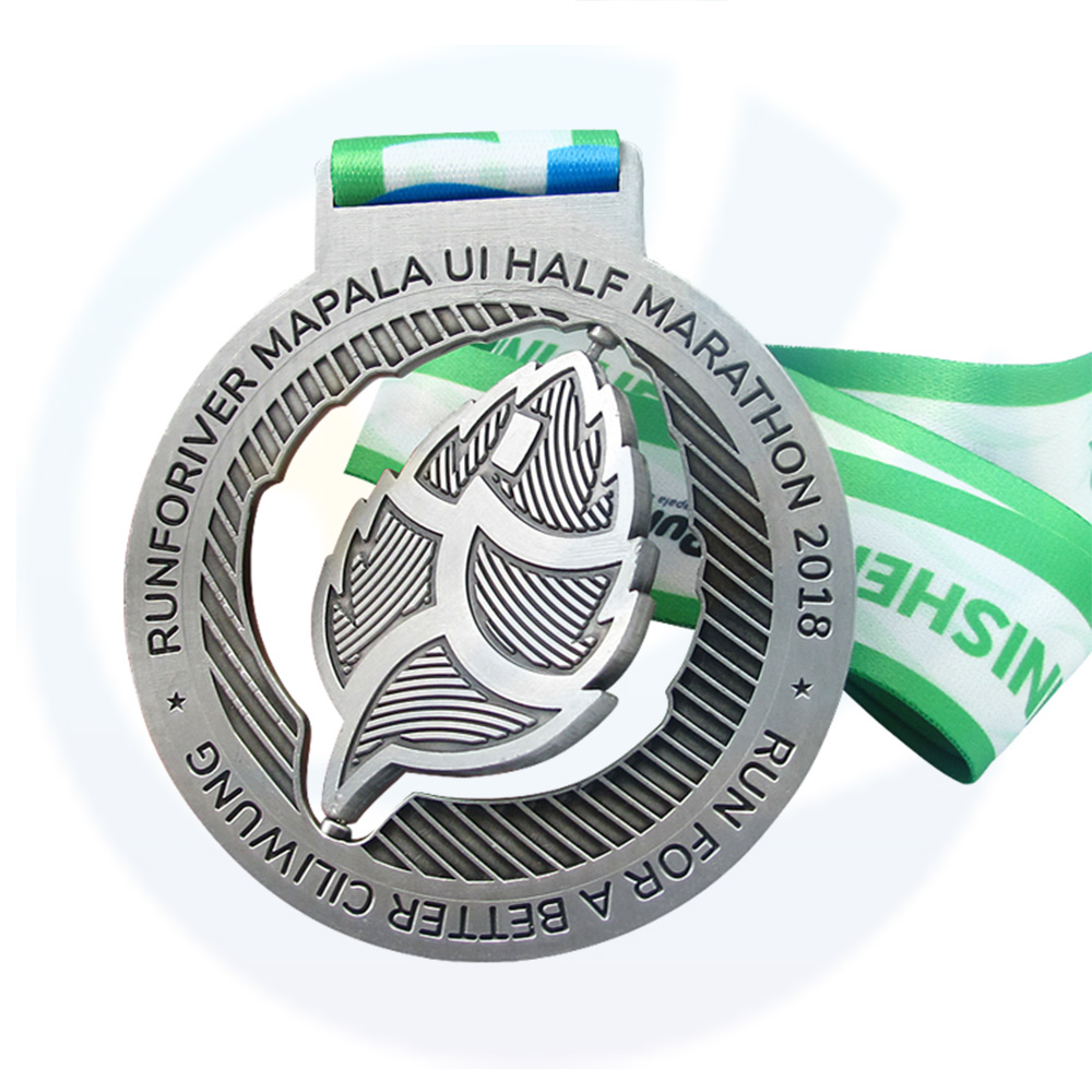 Special Design Rotate Rotatable Spinner Metal Medal 