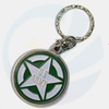 Metal Keychain with Jeep Willys and US Army Star