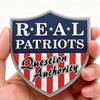 Custom USA Patch Real Patriots PVC Badge Durable Rubber Emblem for Bags and Apparel