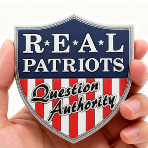 Custom USA Patch Real Patriots PVC Badge Durable Rubber Emblem for Bags and Apparel