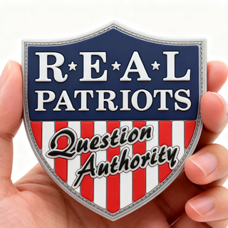 Custom USA Patch Real Patriots PVC Badge Durable Rubber Emblem for Bags and Apparel
