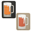 Custom Beer Mug PVC Patch Cheers Style Rubber Badge for Bags Jackets Hats
