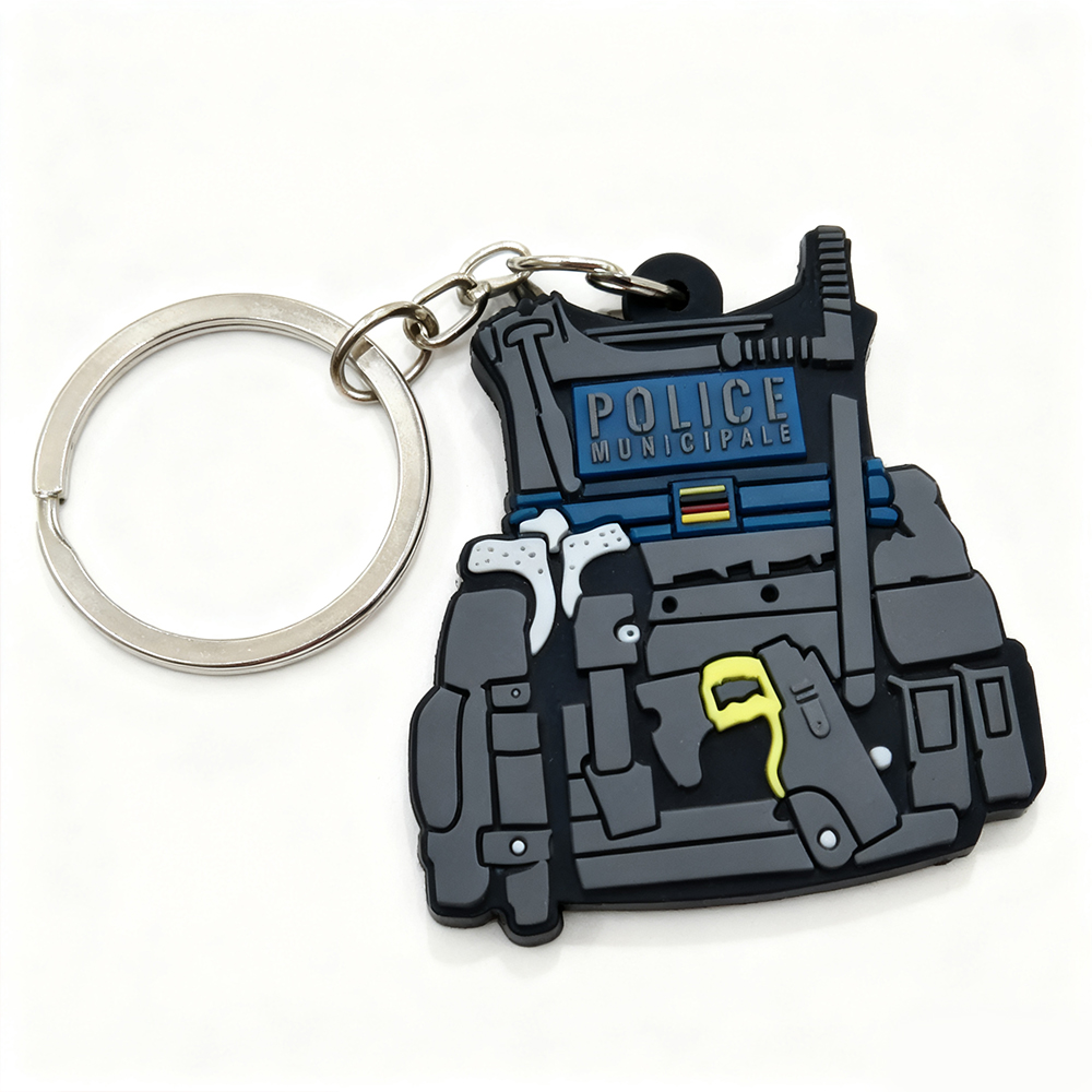 Custom Thematic PVC Keychains Collection with Diverse Designs