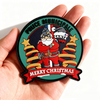 Festive Santa Badge Perfect for Holiday Decor