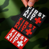 First Aid Kit IFAK PVC Patch Durable Rubber Medical Gear Label with Hook Backing for Outdoor Safety Packs and Bags