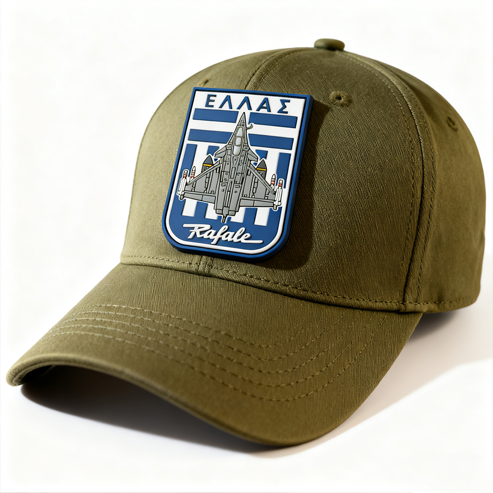 Personalized Greek Squadron PVC Patch Durable Waterproof Rubber Design