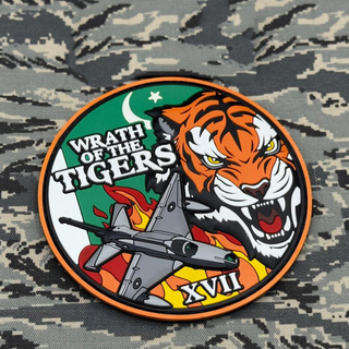 Pakistan Wings Division PVC Patch Custom Logo Factory Supplier Durable Waterproof Rubber Badge