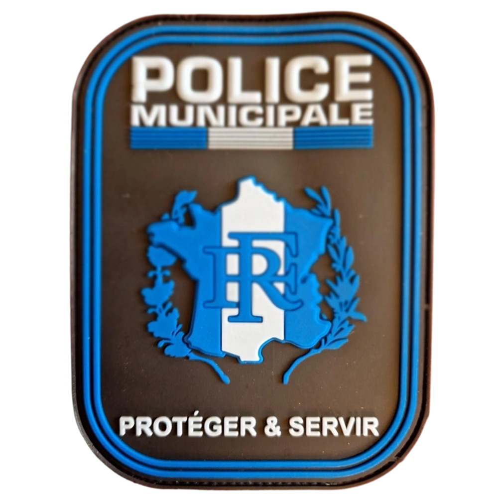 Custom UBAS PM Style PVC Patch Currency Design 3D Soft Rubber Logo Badge for Jackets Backpacks and Workwear