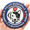Custom Animal Protection Awareness PVC Patch 3D Soft Rubber Logo Badge Embossed Emblem for Bags Jackets and Accessories