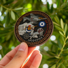 Custom 3D Hellenic Aviation Wings PVC Patch Official Greek Flight Emblem Rubber Badge for Uniforms and Collectors