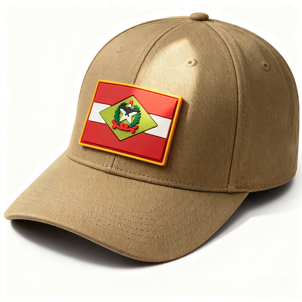 Custom Official Emblem Rubber Patch with Velcro – Soft PVC Badge for Uniforms, Bags and Jackets