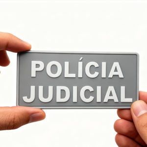 Custom 3D Rubber Patch Funny Judicial Style Drunk Design Soft PVC Patch with Hook and Loop for Jackets Bags