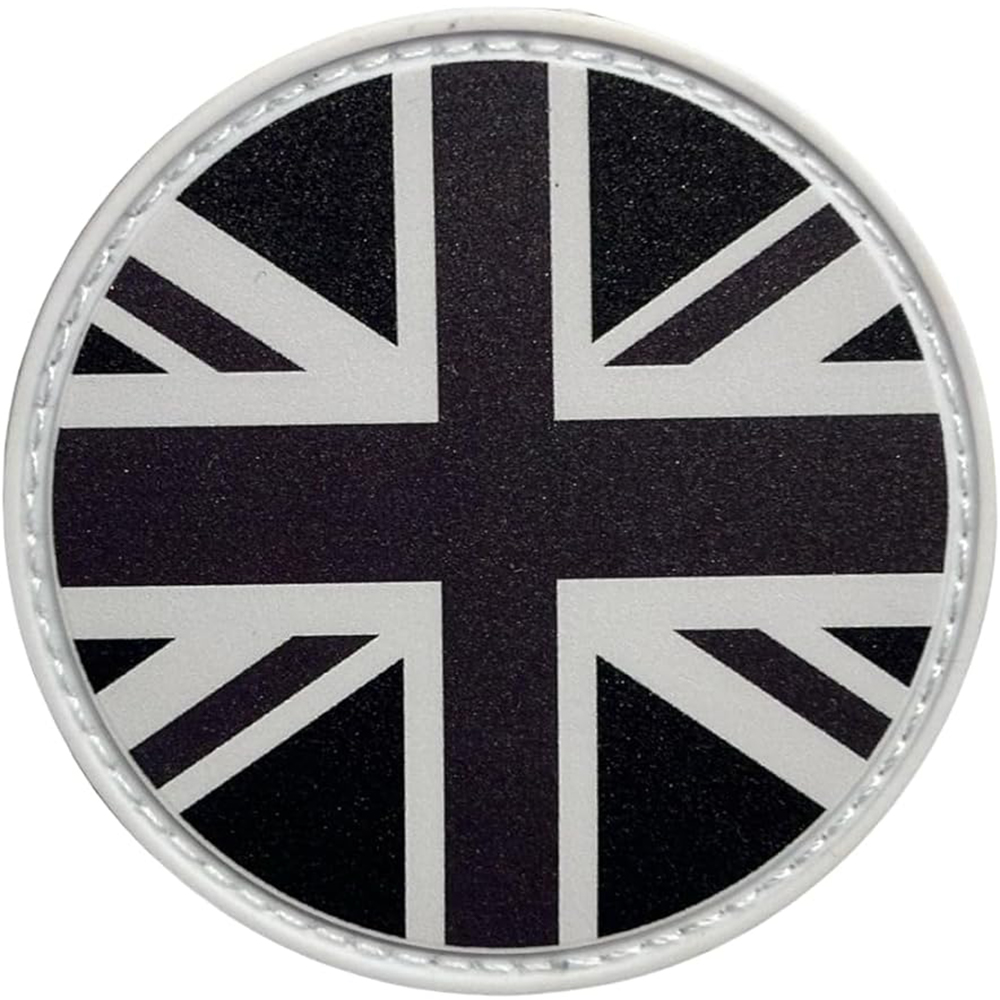 Custom United Kingdom Flag PVC Patch 3D Embossed Union Jack Rubber Label Soft PVC Badge for Jackets Backpacks and Clothing