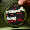 Czech Aircraft Unit PVC Patch – Custom 3D Rubber Emblem with Hook Fastener