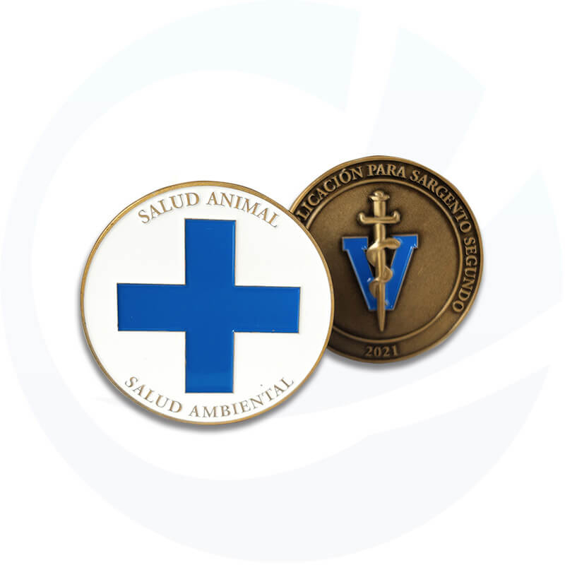 quarter iron large Challenge Coin