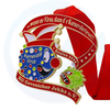 Medallas Custom Logo Kids Large Gold Plated Enamel Colorful Commemorative Clown Carnival Events Medals