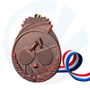 Metal Free Custom Zinc Alloy 3D Award Gold Sliver Copper Table Tennis Medals For Trophies Sport Race