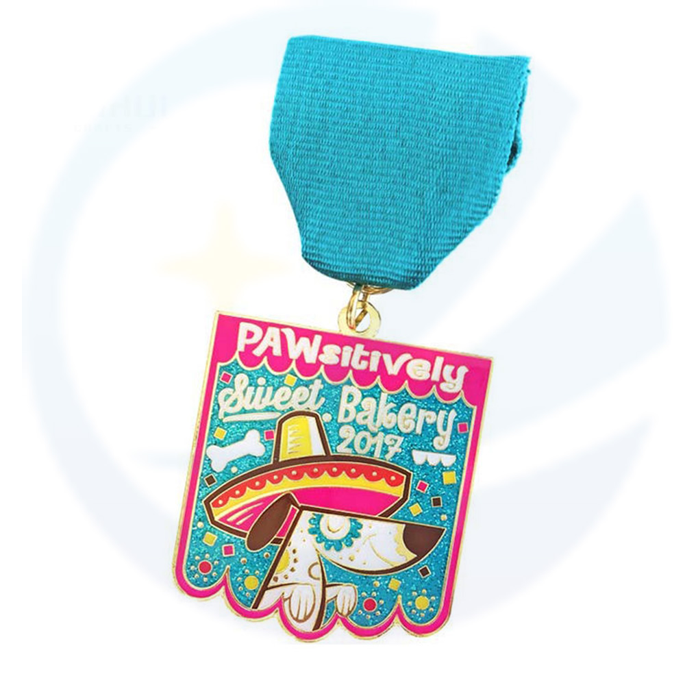 Texas personalized own design Fiesta medallion necklace medallas short ribbon carnival metal award orden Medal of Honor Texas