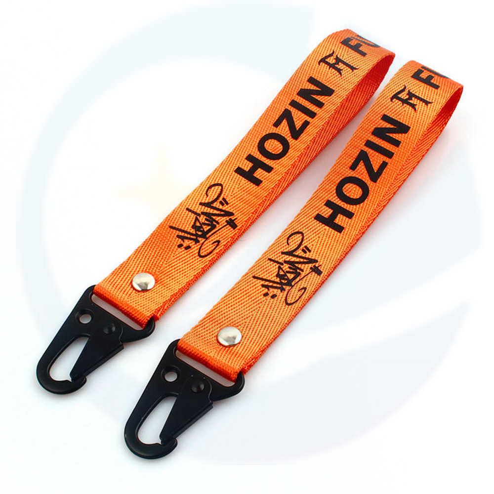 Wholesale Stylish High Quality fashion Carabiner Lanyard Custom Short Lanyard