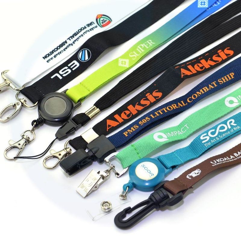 Lanyard Manufacturer Free Sample Promotional Cheap Custom Printed Polyester Neck Lanyard With Logo