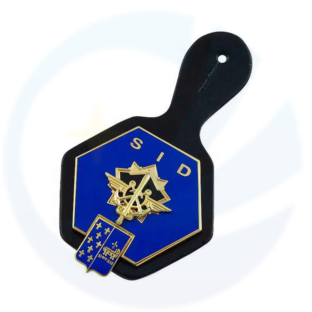 Badge Wholesale High Quality Custom Metal with Leather Iron Souvenir Love Europe Enamel Pin Badge Stamping Die Cutting Printing