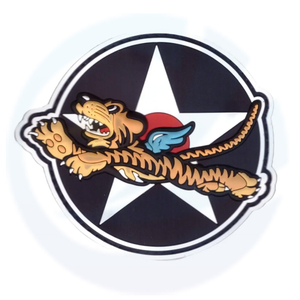 PVC Flying Tigers WW2 Airplane Fighter Morale Patch