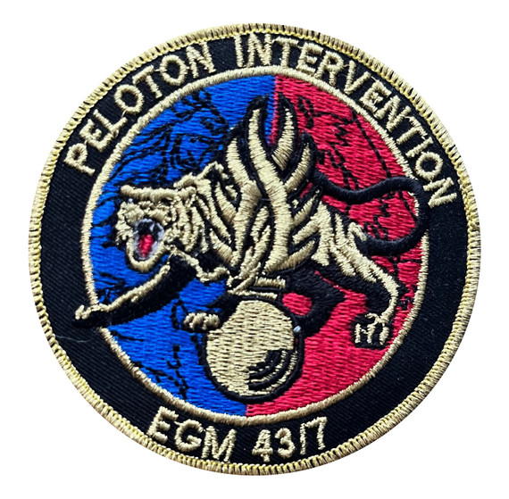 Custom French Military embroidery Patch 