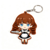 Pendants Rubber Kid Bags Keychain Doll Bottle Designer Character Kawaii Cute Flatback Customize Toys Merch Anime Key Pendant