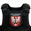 Frankfurt Germany Rettungsdienst Soft PVC Patch Durable Rubber Rescue Badge Germany City Emblem for Jackets Backpacks Gear