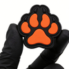 Dog Paw 3D Rubber Patch Custom PVC Dog Paw Emblem Soft Durable Raised Design for Bags Jackets Hats Accessories