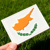PVC Patch Morale Patch Cyprus Flag Custom Soft Rubber Cyprus Emblem Durable PVC Badge for Clothing Bags Outdoor Gear