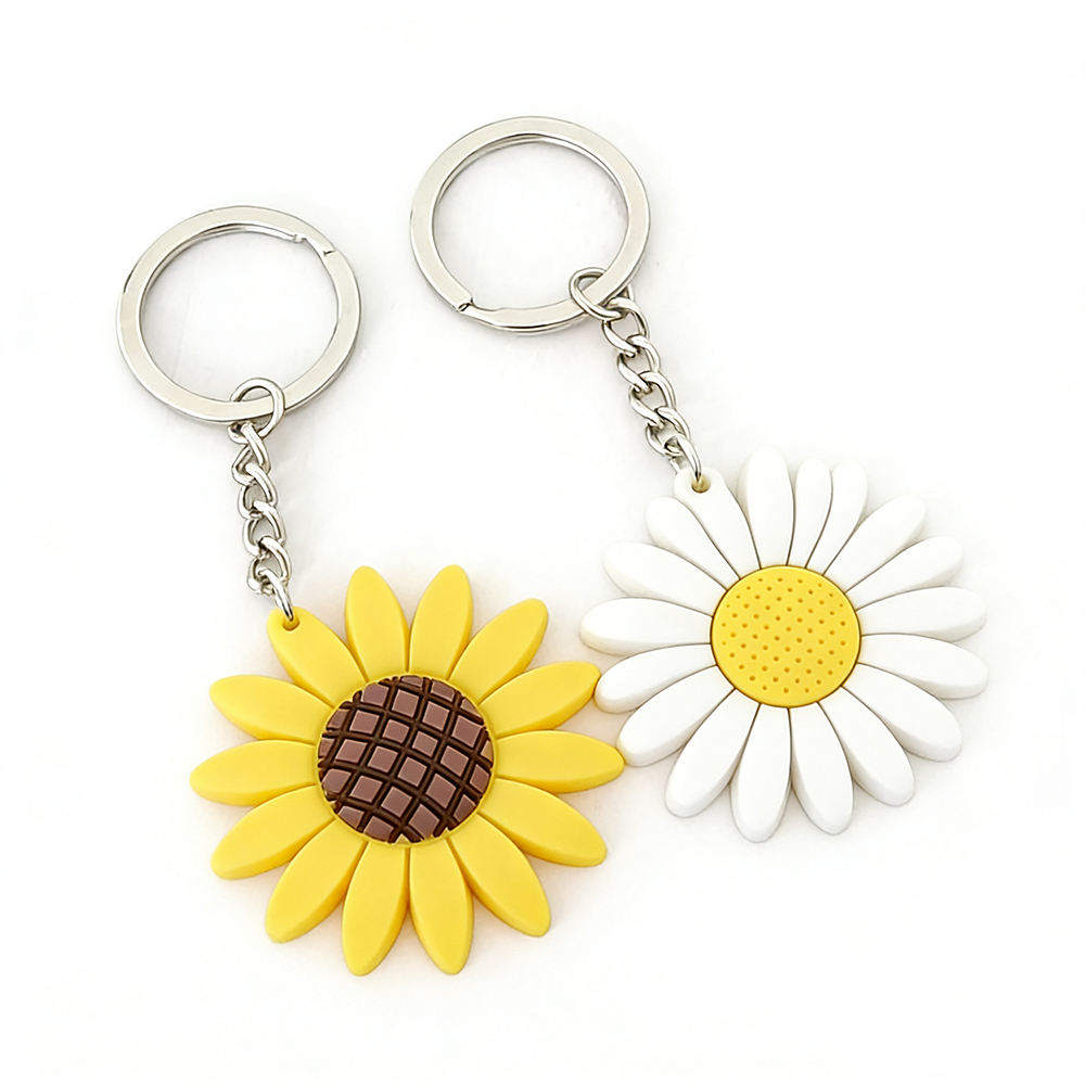 Sunflower Daisy Keychain for Women Party Favors Hanging Car Accessories Decorations for Theme Party Party Return Gifts