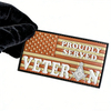 Patriotic Masonic Veteran PVC Patch Custom Morale Patch Soft Rubber Emblem for Hats Bags Jackets