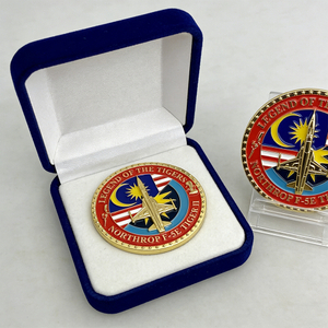 Custom Wholesale Malaysia Challenge Coin Factory Manufacturer with National Symbol and Commemorative Design