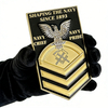 U.S. Navy Personalized Chevron Coin Custom Metal Coin for CPO SCPO MCPO Collectible Gift