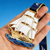 Personalized Rowing Kayak Canoeing Rafting Sailboard Windsurfer Windsurfing Sailboarding Boardsailing Sailing Medal Medallas Medallion Custom Sailboat Medal