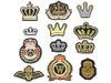 Custom Royal Britain Military hat Embroidery Patch