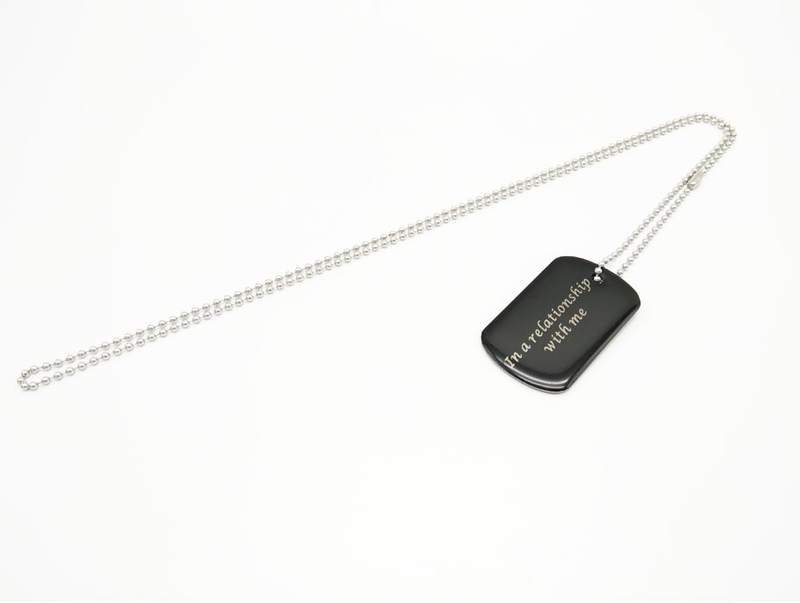 Metal Stainless Steel Custom Laser Blank Id Anti-Lost Number Round Hexagon Name Tag Dog Tag Necklace Dogtag