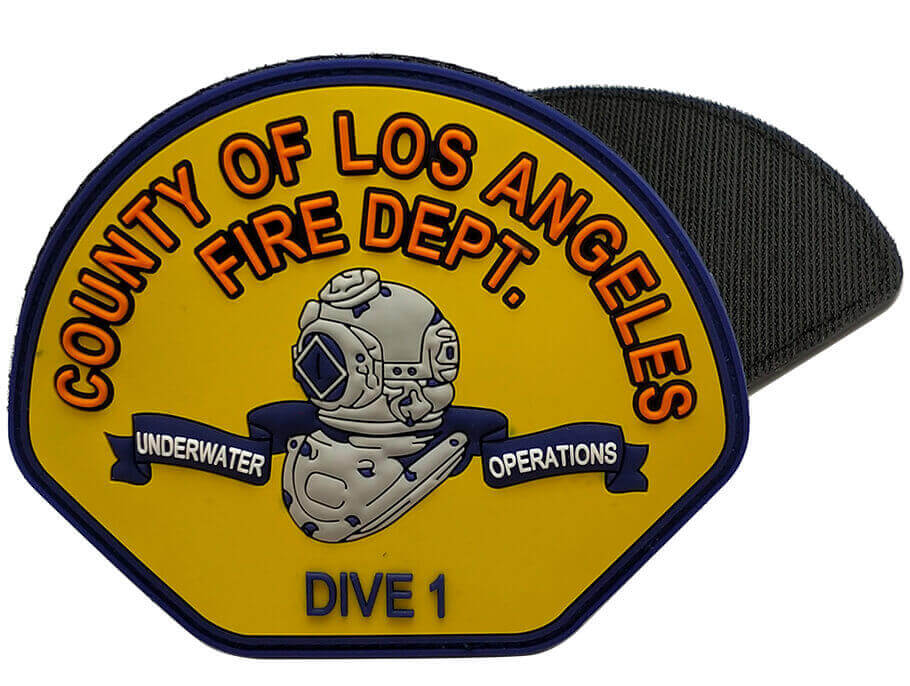 Promotion Cheap Custom Fireman Uniform EMS Fire Rescue pvc rubber Patches