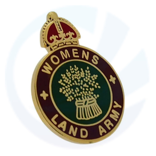 British Military uk Women’s Land Army Lapel Pin Badge