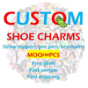 New Arrival Shoe Charms Clogs Stickers 2024 Charm Shoe Custom Designer Pvc Custom For shoe Charms Logo Women Men Clogs