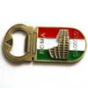 Wholesale Custom Roma tourist souvenir zinc alloy metal enamel fridge magnet bottle opener