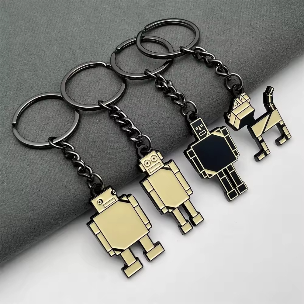 High Quality Custom Metal Car Keyrings Zinc Alloy Car Keychain