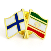 Wholesale Manufacture Customize Logo Brooch Custom Blank Metal Enamel Country Flag Badge Lapel Pin