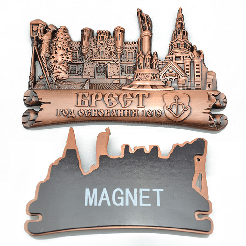 Home Decor Magnetic Stickers Tourist Souvenir Fridge Magnet Customised Metal Magnet Refrigerator