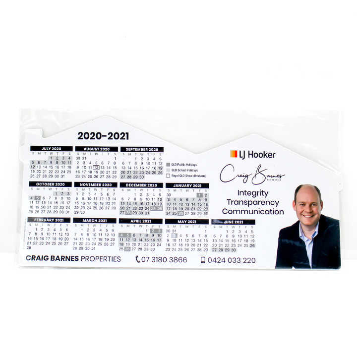 Custom DIY Promotion Decor Refrigerator Real Estate Calendar Magnet Flyer Printed Magnetic Business Card Paper Fridge Magnet