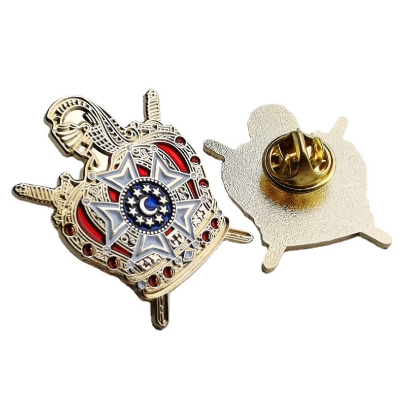 Custom International Order Of DeMolay Lapel Pin